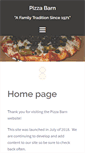 Mobile Screenshot of pizzabarnnh.com